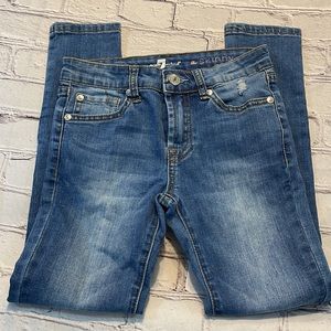 7 For All Mankind Skinny Jeans Girls Size 8
